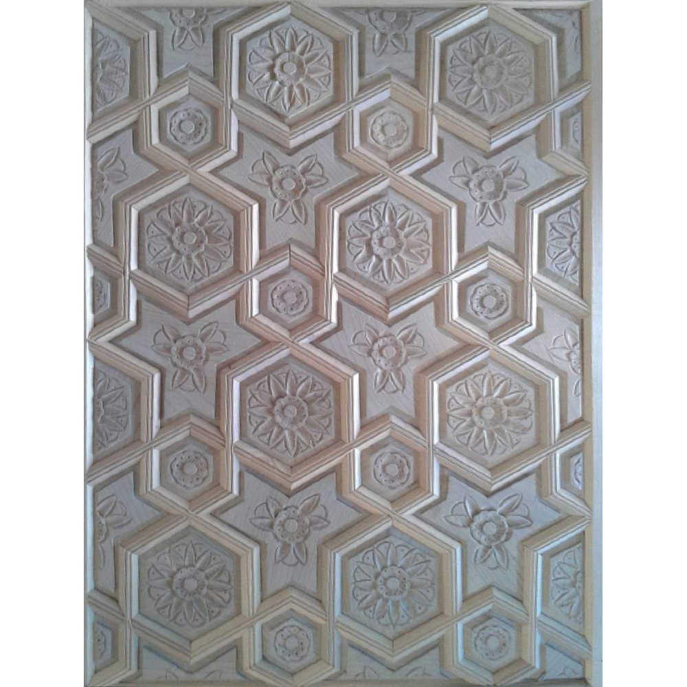 Classic Grey Hexagonal Design Khatamband