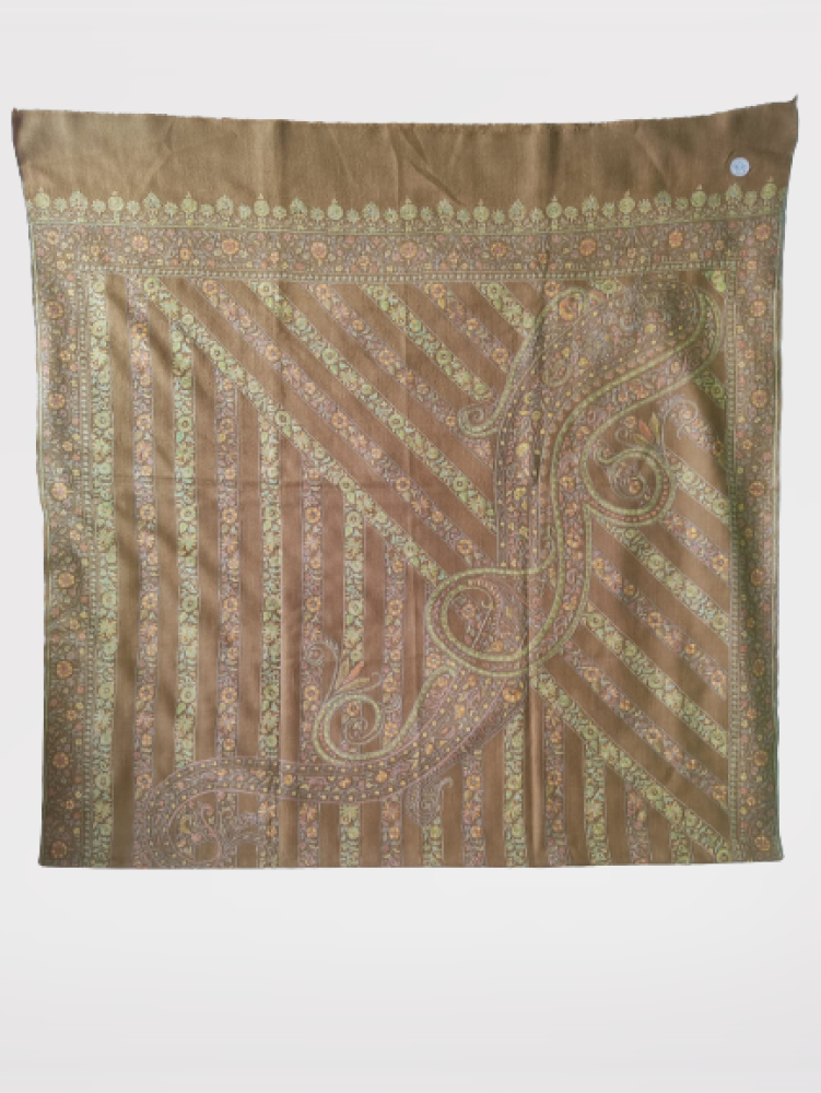 Classic Mustard Colour Kani Shawl