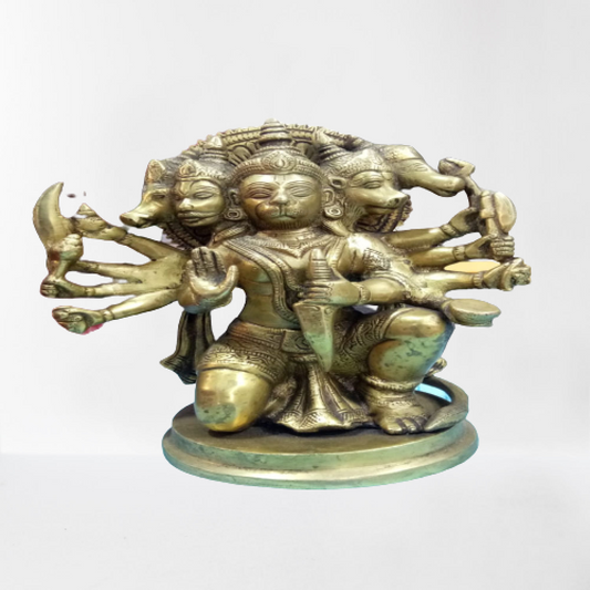 Classic PanchMukhi Hanuman Bell Metal & Brass Ware