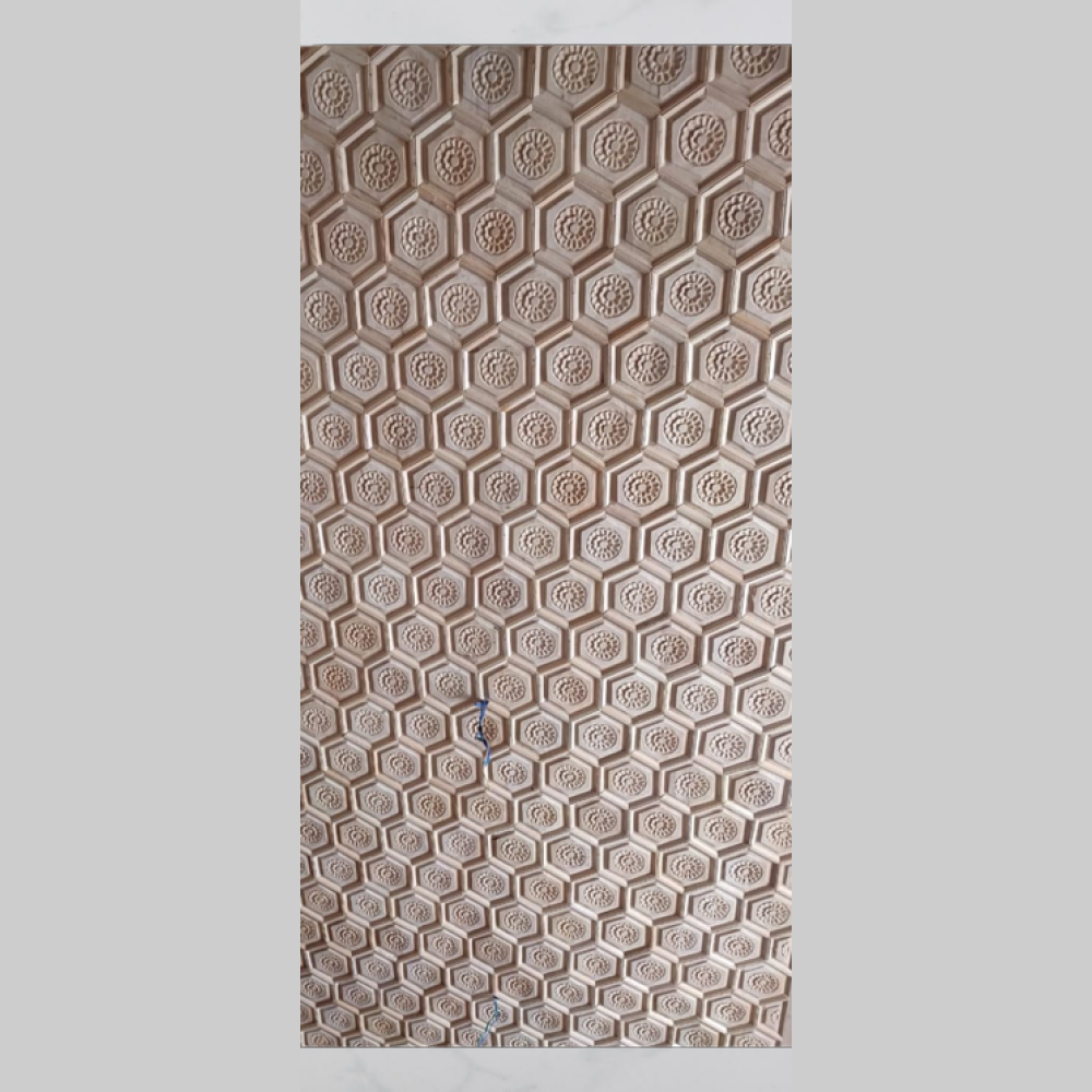 Classic Peach Hexagonal Design Khatamband