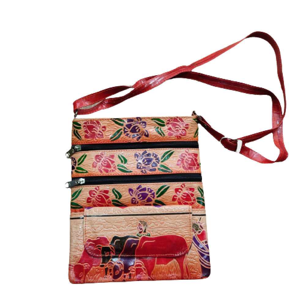 Classy Animal Design Compartment Sling Bag