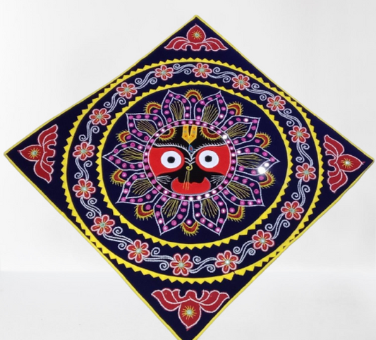 Classy Jagannath Wall Hanging Pipli Work