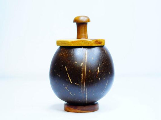 Coconut Container With Lid