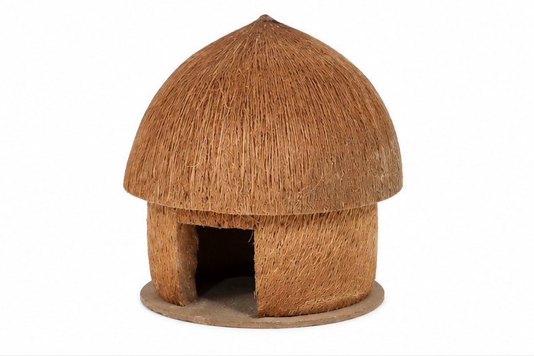 Hut Craft Of Coconut Shell