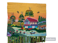 Colorful Jute Wall Hanging
