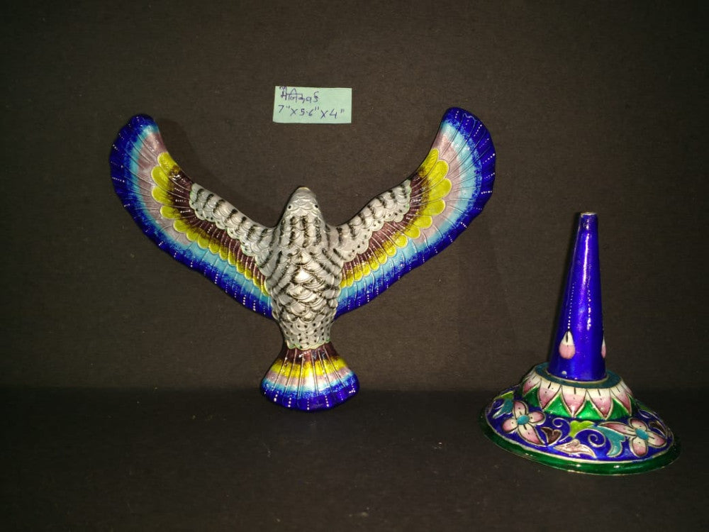 Colourful Balance Bird Gulabi Meenakari Art