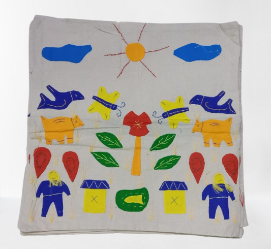 Colourful Cushion Cover Pipli Work (Set Of 5 Pieces)