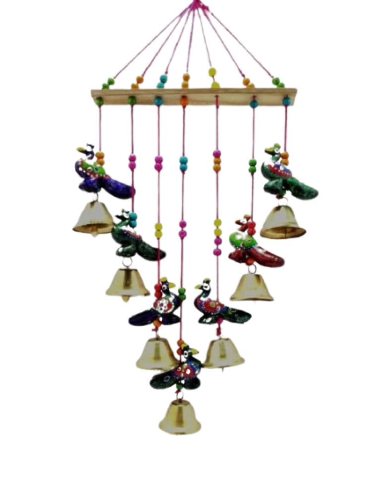 Colourful Hanging Wooden Larry