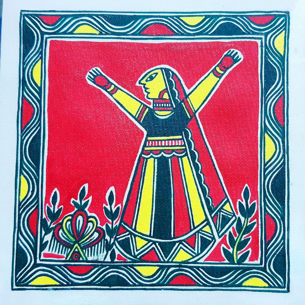 Colourful Manjusha Painting