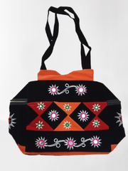 Colourul Black Vanity Bag Pipli Work