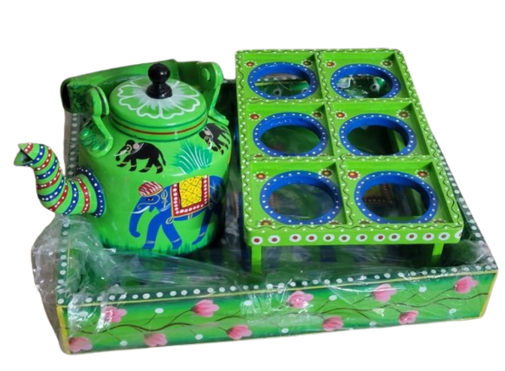 Complete Tea Stand Wooden Set