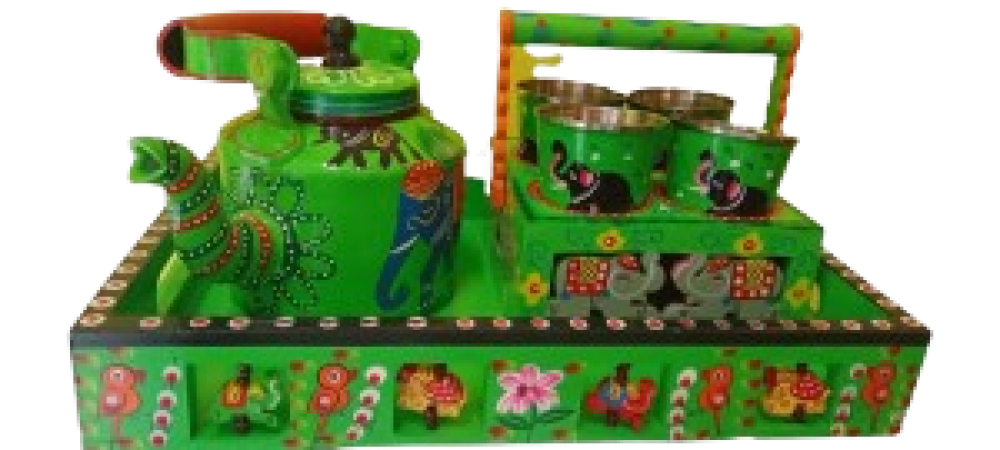 Complete Tea Stand Wooden Set