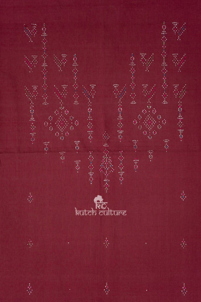 Cotton Maroon Kurti