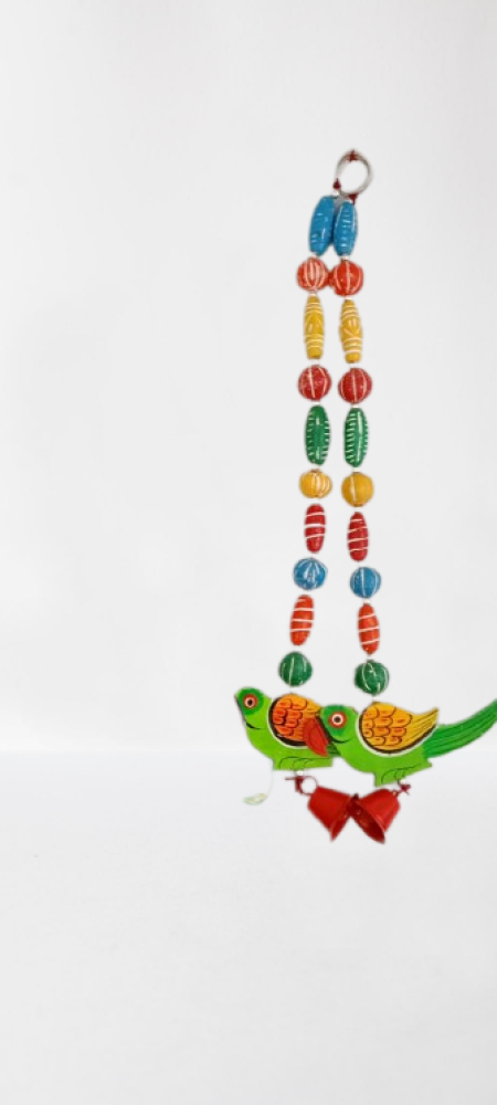 Coulourful Beads With Peacock Dollar