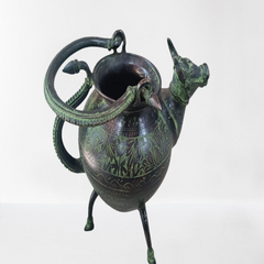 Cow Shaped Pot Bell Metal & Brass Art
