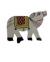 Cow Wooden Magnet Piece
