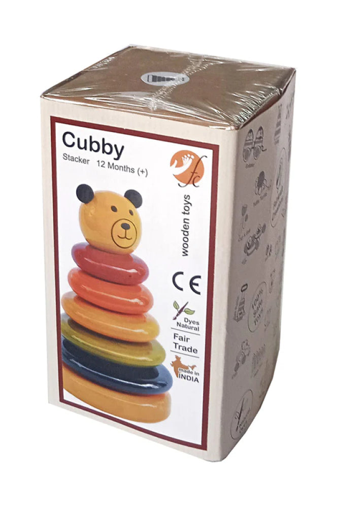 Cubby Wooden stacking toy