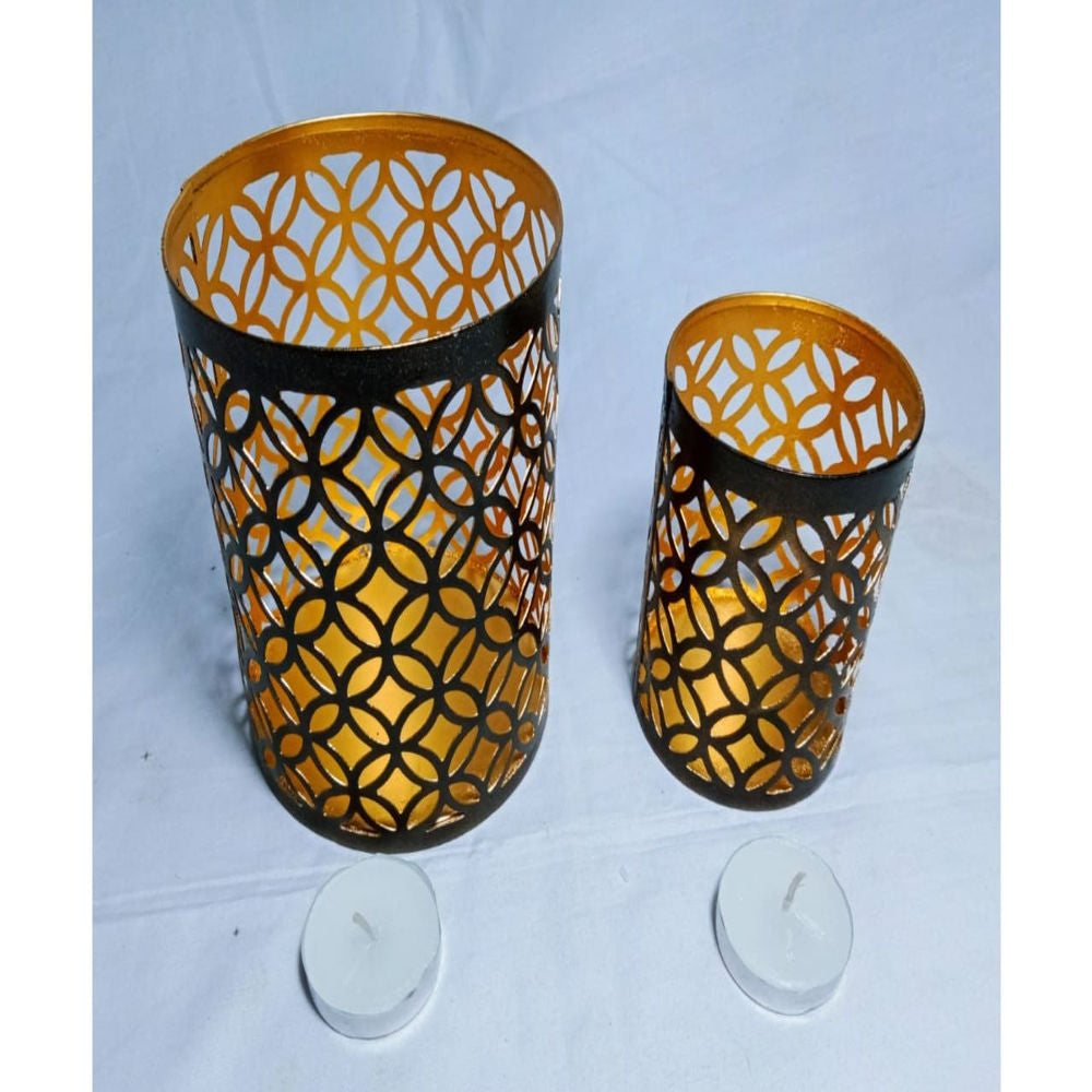 Moradabad Metal Craft - cylindrical Candle light diffuser