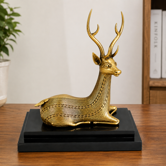 Handcrafted Deer Art