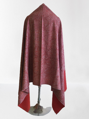 Dark Pink Tree Design Kani Shawl