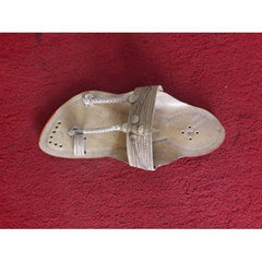 Handicraft Trendy Look Kolhapuri Chappals Design In Silver Colour For Women