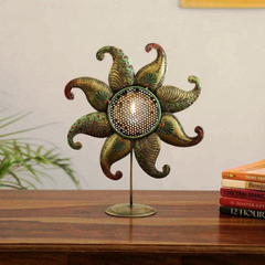 Designer Gold Metal Table Candle Holder