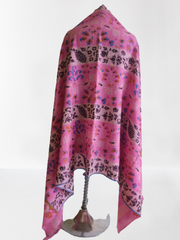 Designer Pink & Purple Kani Shawl