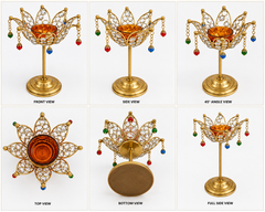 Beautiful Golden Candle Stand