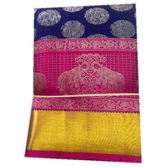 Dharmavaram Handloom Beautiful Kuttu Silk Saree for Women