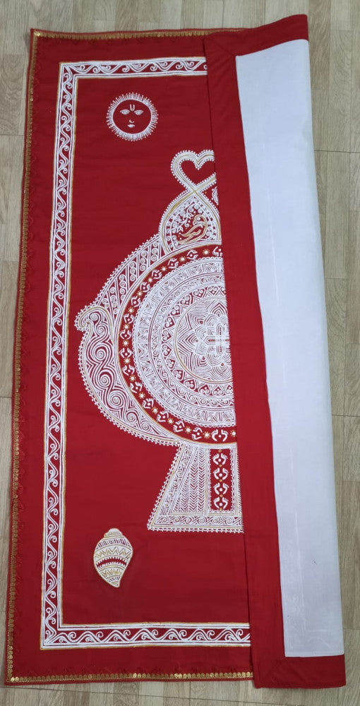 Dhuliargya Chowki For Marriage For Floor On Fabric
