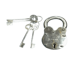 Dindigul 2.5 Inches Handmade Durable Iron Double Lock