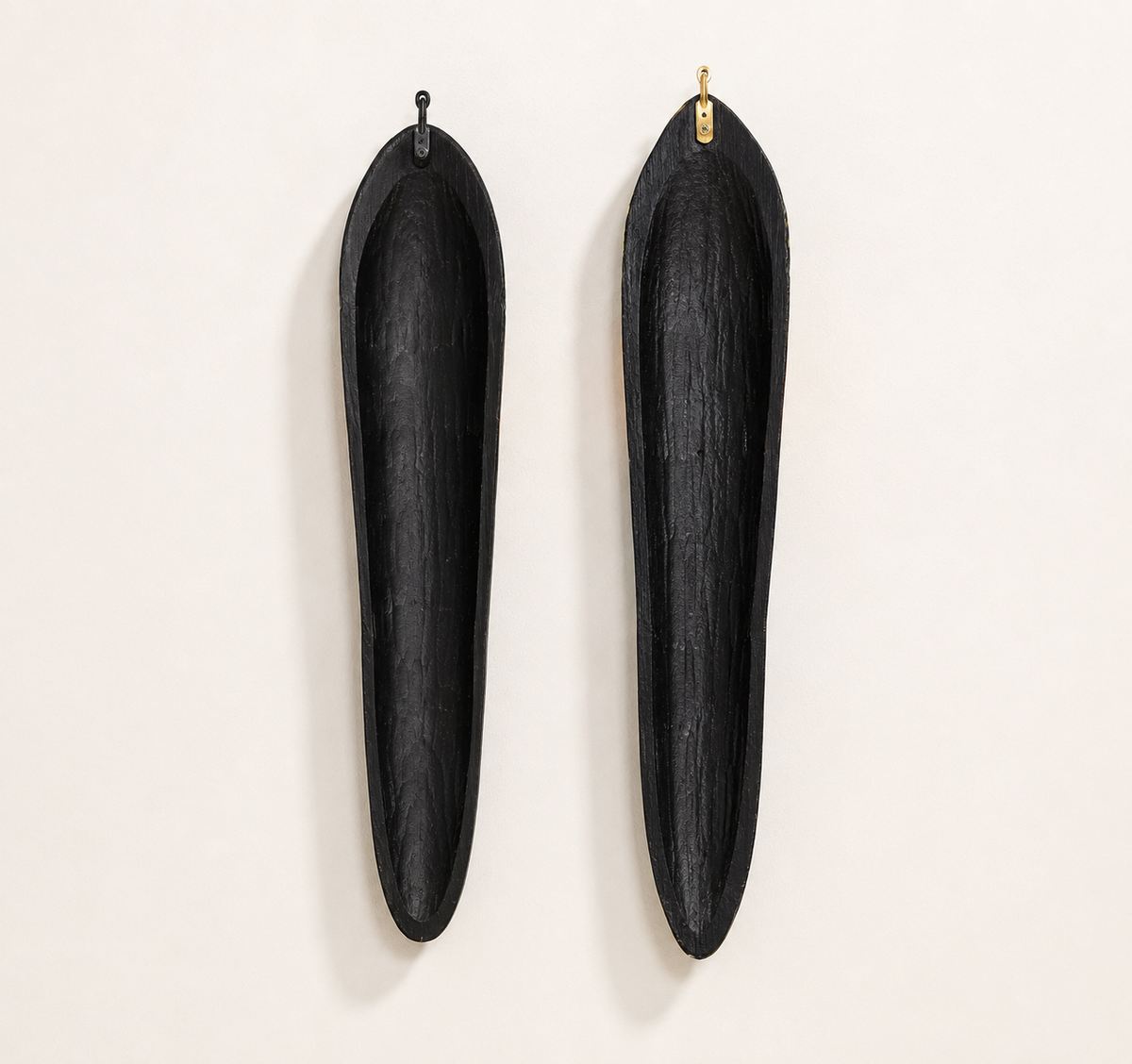 Thirukkanur Black and orange Face Wall Hanging