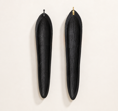Thirukkanur Black and orange Face Wall Hanging