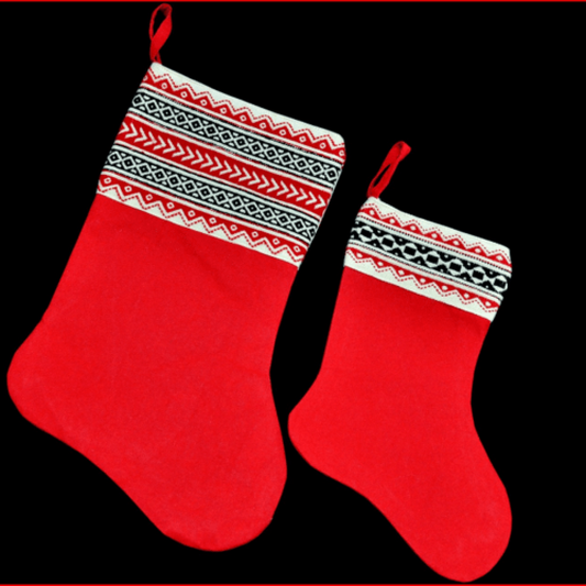 Eco-friendly Made Toda Embroidered X-Mas Socks