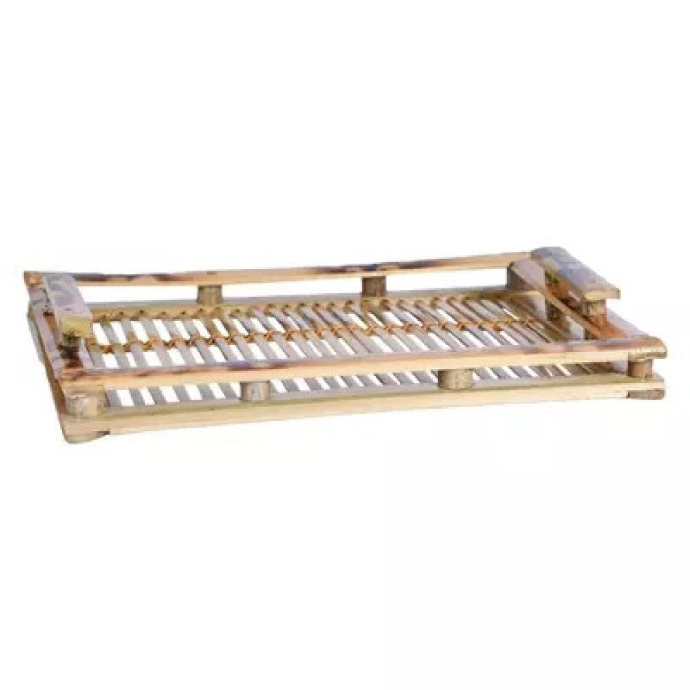 EcoFriendly Bamboo Serving Tray with handles
