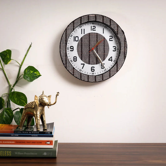 EcoFriendly Madur Kathi Wall Clock Style 1