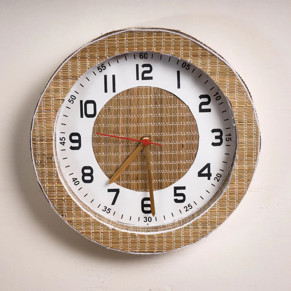 EcoFriendly Madur Kathi Wall Clock Style 10