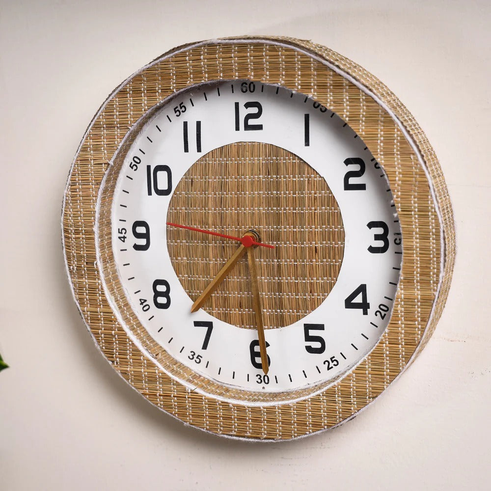 EcoFriendly Madur Kathi Wall Clock Style 10