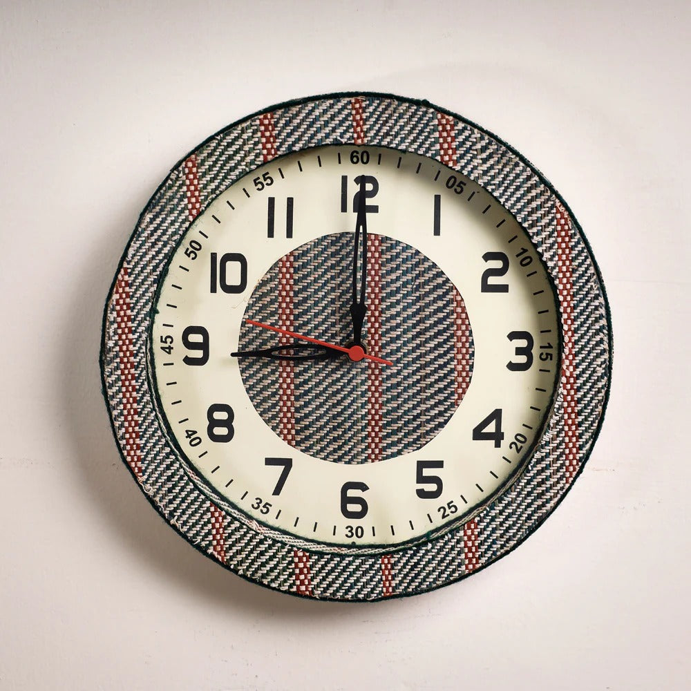 EcoFriendly Madur Kathi Wall Clock Style 11