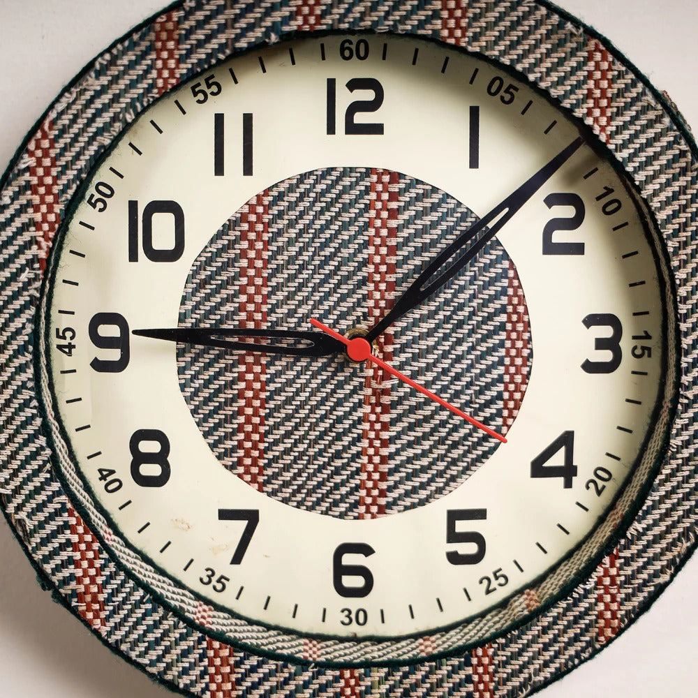 EcoFriendly Madur Kathi Wall Clock Style 12