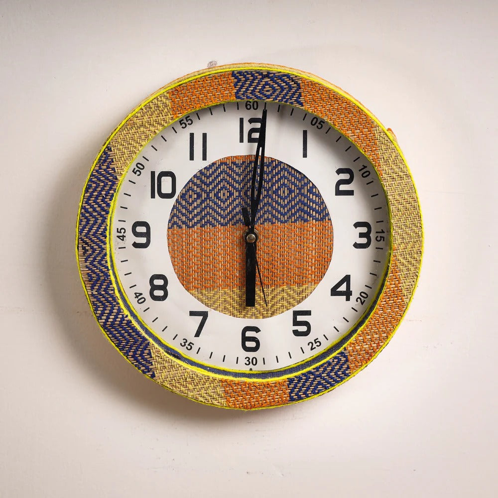 EcoFriendly Madur Kathi Wall Clock Style 14