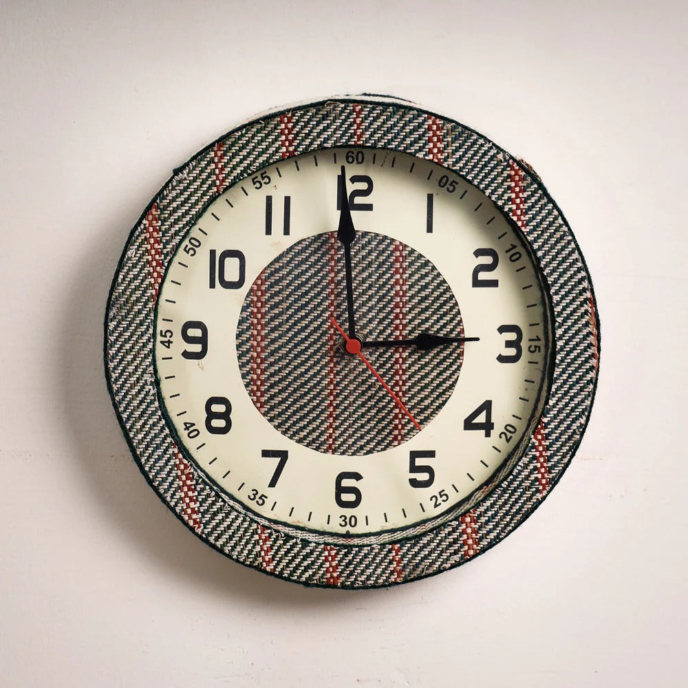 EcoFriendly Madur Kathi Wall Clock Style 15