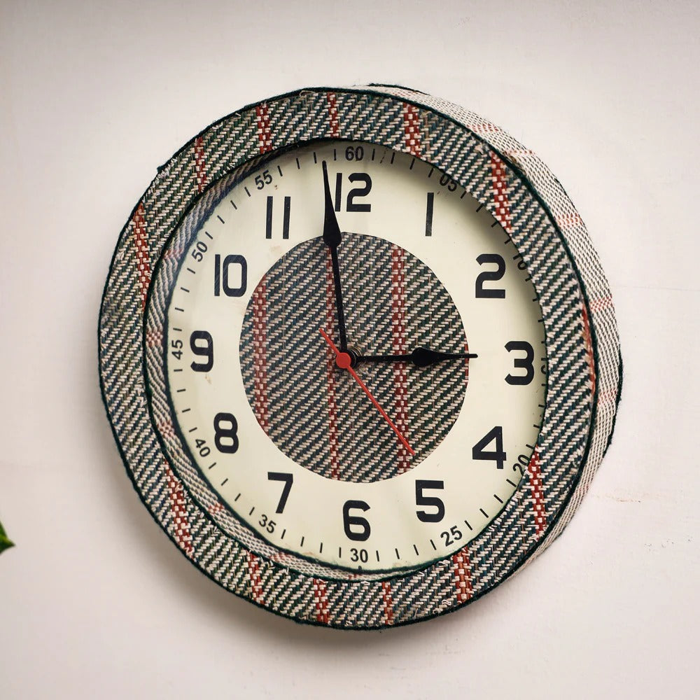 EcoFriendly Madur Kathi Wall Clock Style 15