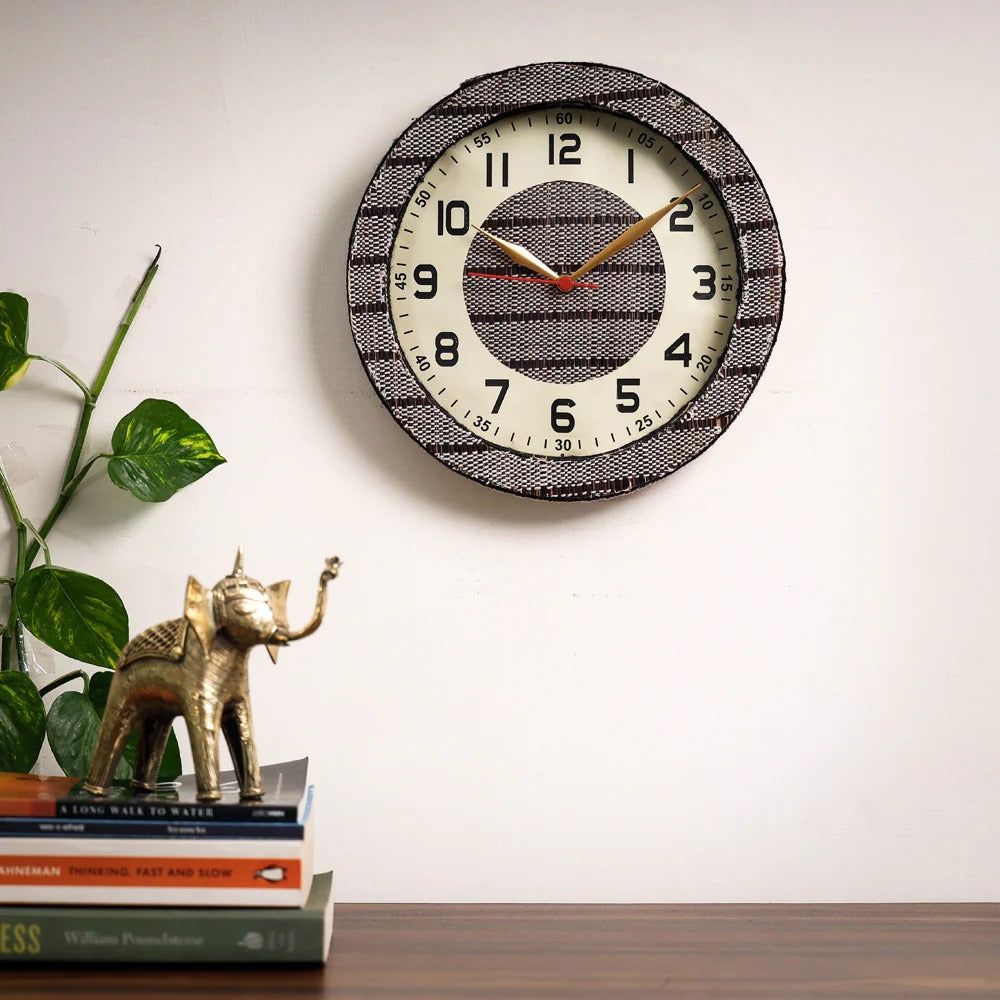 EcoFriendly Madur Kathi Wall Clock Style 3