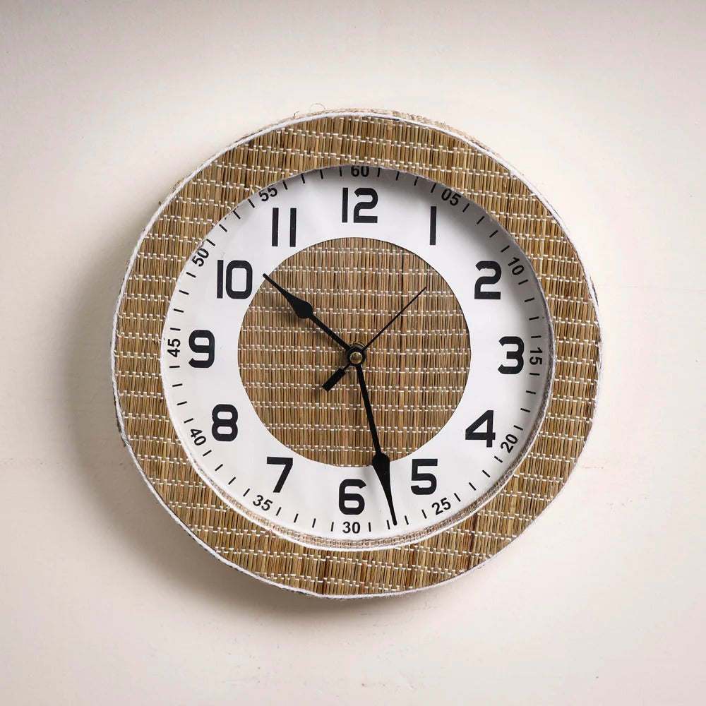 EcoFriendly Madur Kathi Wall Clock Style 7