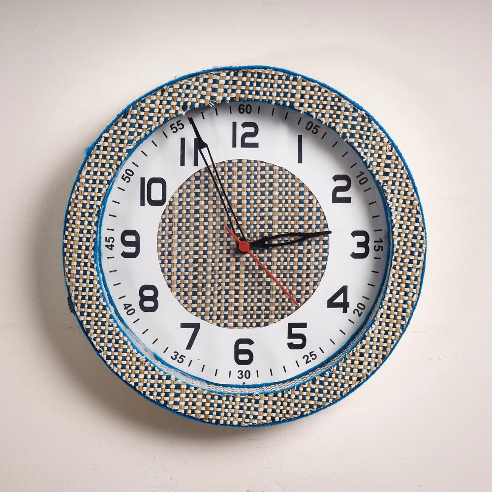 EcoFriendly Madur Kathi Wall Clock Style 9