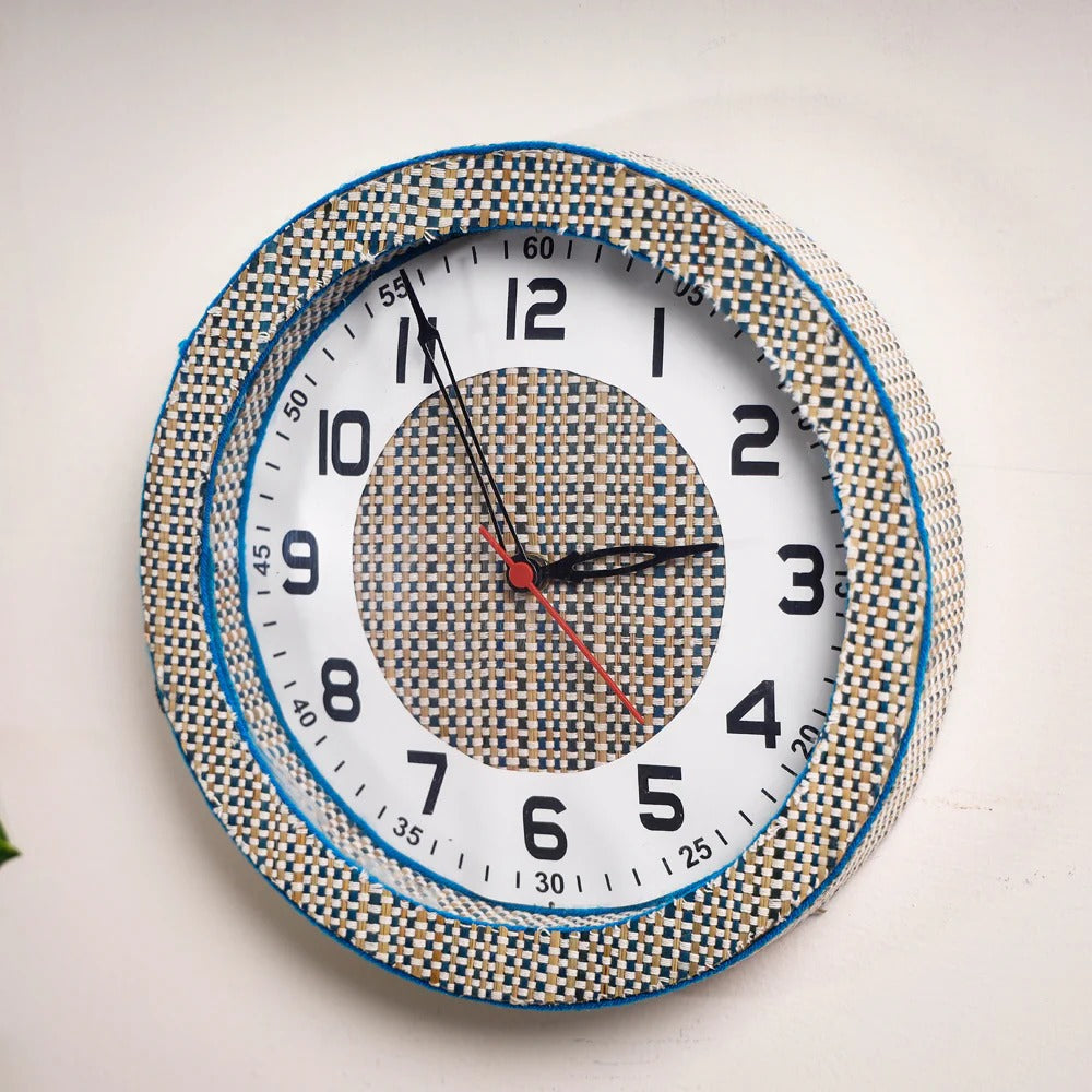 EcoFriendly Madur Kathi Wall Clock Style 9