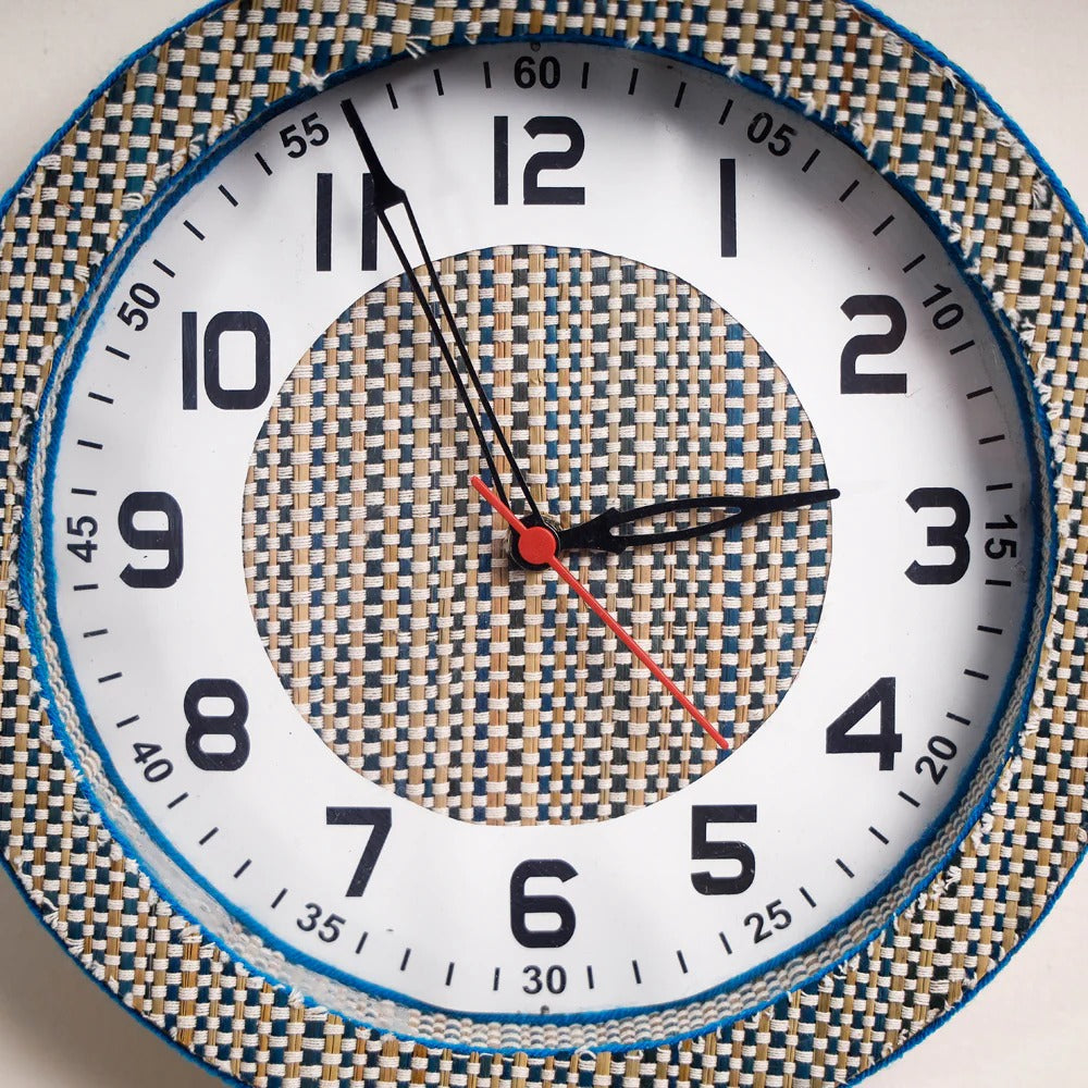 EcoFriendly Madur Kathi Wall Clock Style 9