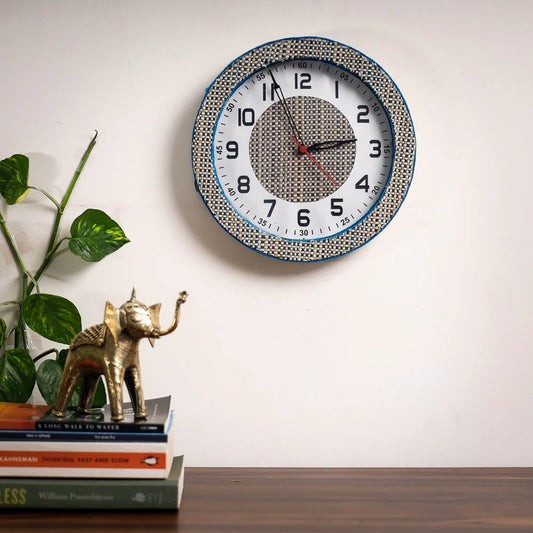 EcoFriendly Madur Kathi Wall Clock Style 9