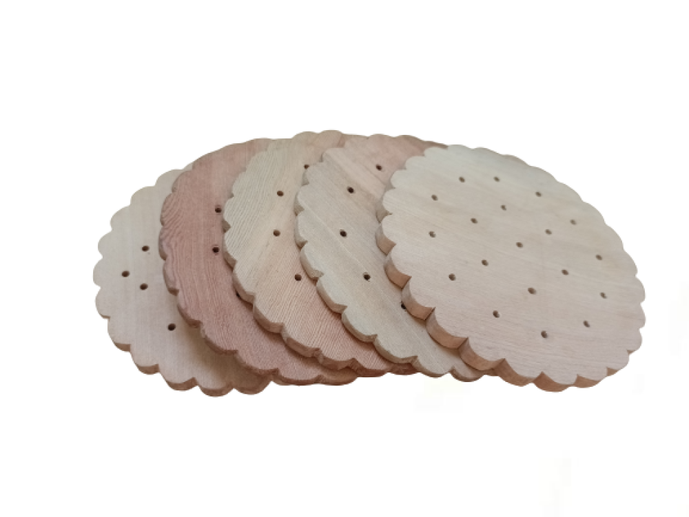 Edges Designed Round Coaster Set Of 5